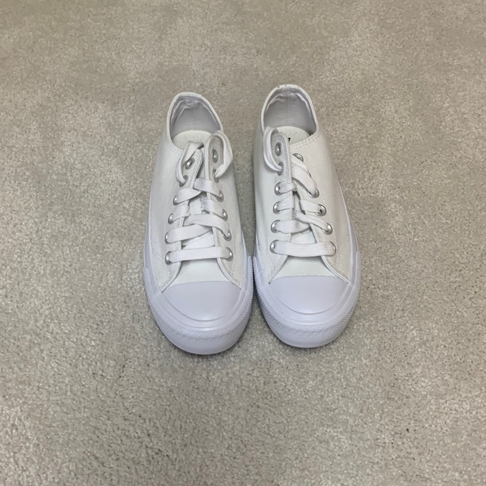 White sneakers